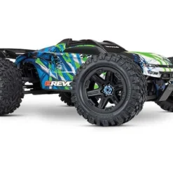 Traxxas E-Revo VXL Brushless: 1/10 Scale 4WD Brushless Electric Monster Truck with TSM Green