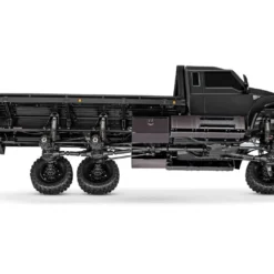 Traxxas 88086-4 - TRX-6 Ultimate RC Hauler 1/10 Scale 6X6 Electric Flatbed Truck Black -RC TRUCKS Outlet Shop 88086 4 TRX 6 Flatbed Hauler Angled No Tires