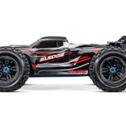 Traxxas Sledge 1/8 Scale 4WD Brushless Electric Monster Truck with TQi 2.4GHz Red -RC TRUCKS Outlet Shop 95076 4 3 2