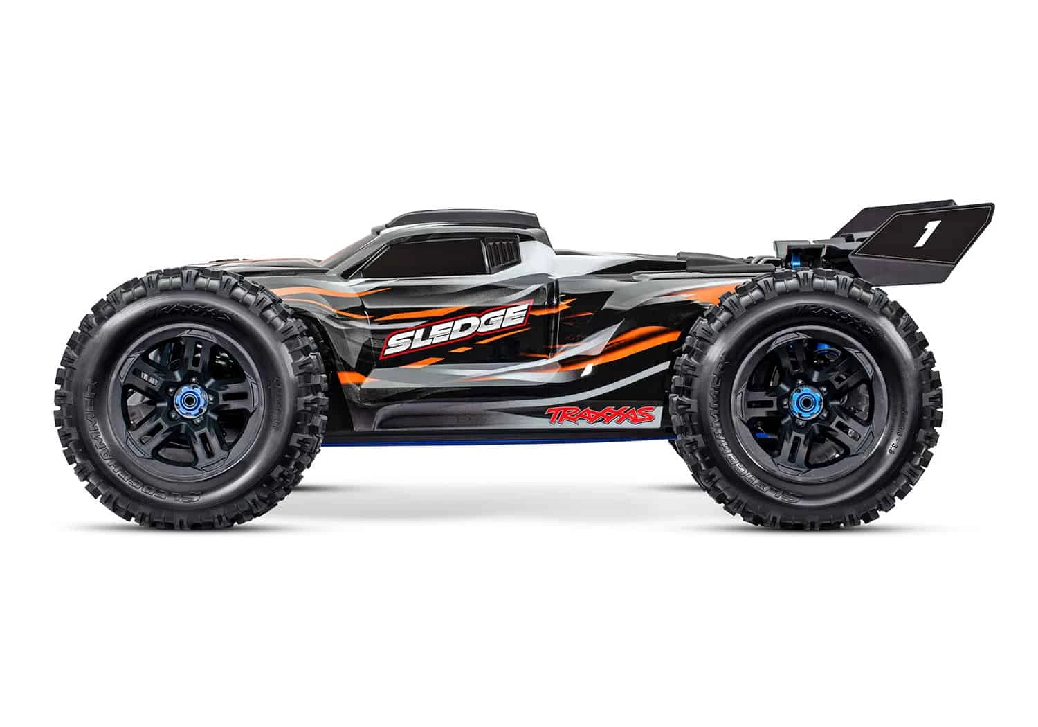 Traxxas Sledge 1/8 Scale 4WD Brushless Electric Monster Truck with TQi 2.4GHz Orange 6 Traxxas Sledge 1/8 Scale 4WD Brushless Electric Monster Truck with TQi 2.4GHz Orange - Image 4