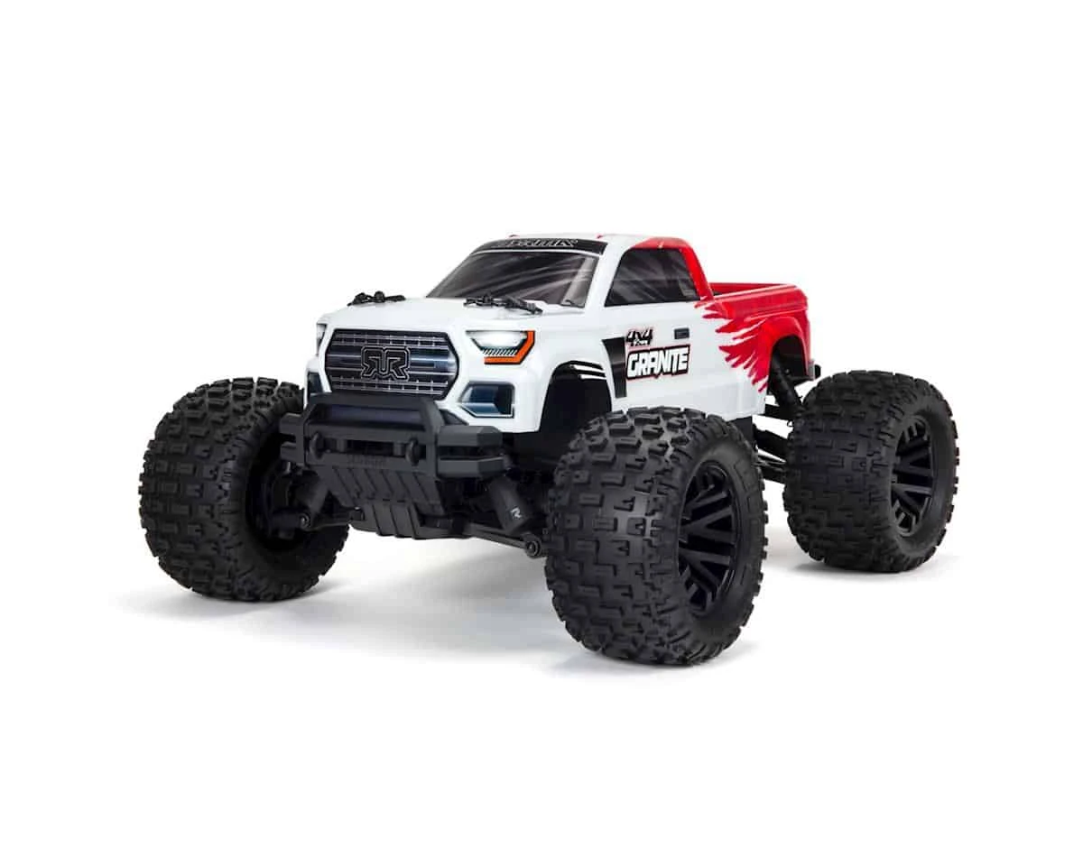 Arrma Granite 4X4 MEGA Brushed 1/10th 4wd MT Red 3 Arrma Granite 4X4 MEGA Brushed 1/10th 4wd MT Red