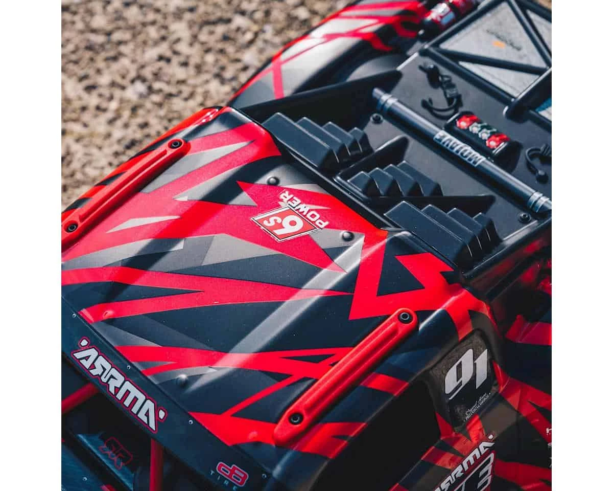 Arrma Mojave 6S 4WD BLX 1/7 Desert Truck RTR Red/Black 7 Arrma Mojave 6S 4WD BLX 1/7 Desert Truck RTR Red/Black - Image 5
