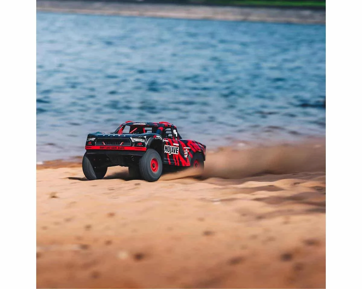 Arrma Mojave 6S 4WD BLX 1/7 Desert Truck RTR Red/Black 6 Arrma Mojave 6S 4WD BLX 1/7 Desert Truck RTR Red/Black - Image 4
