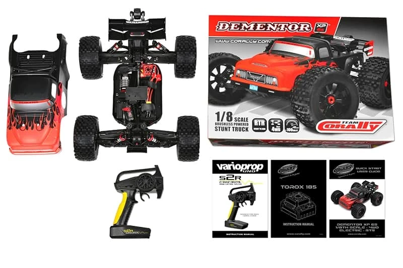 Corally 1/8 Dementor XP 6S 4WD Monster Truck Brushless RTR No Battery or Charger 4 Corally 1/8 Dementor XP 6S 4WD Monster Truck Brushless RTR No Battery or Charger - Image 2