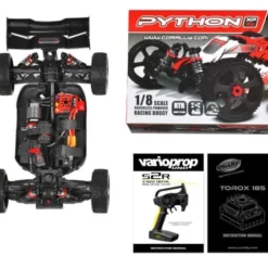 Corally 1/8 Python XP 2021 4WD 6S Brushless RTR Buggy -RC TRUCKS Outlet Shop cor00182d