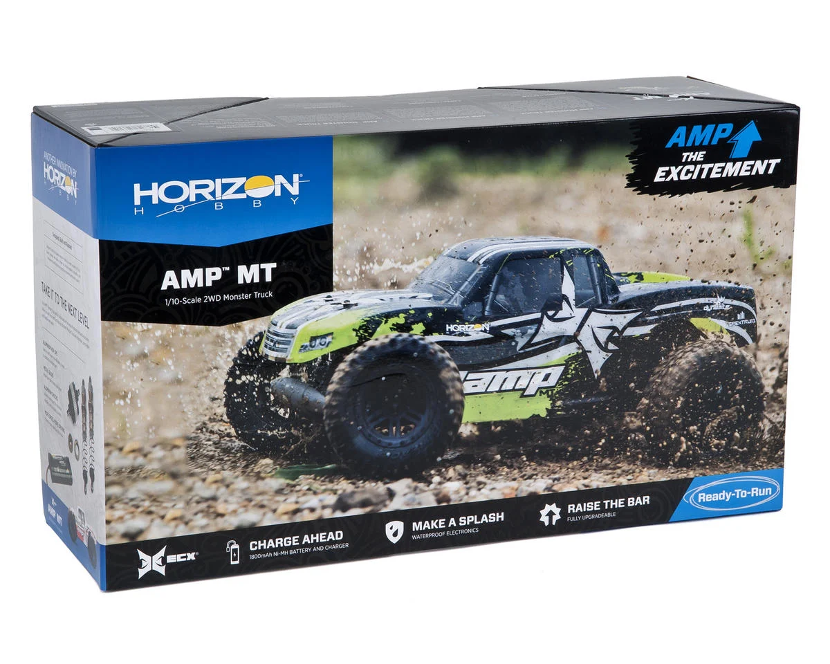ECX AMP 1/10 RTR 2WD Monster Truck Black/Green 9 ECX AMP 1/10 RTR 2WD Monster Truck Black/Green - Image 7
