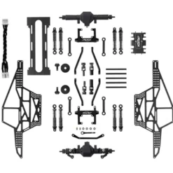 Furitek 1/24 Rampart CNC Machined Monster Truck Full Chassis Kit Green Black -RC TRUCKS Outlet Shop ftk fur 2119 1 1