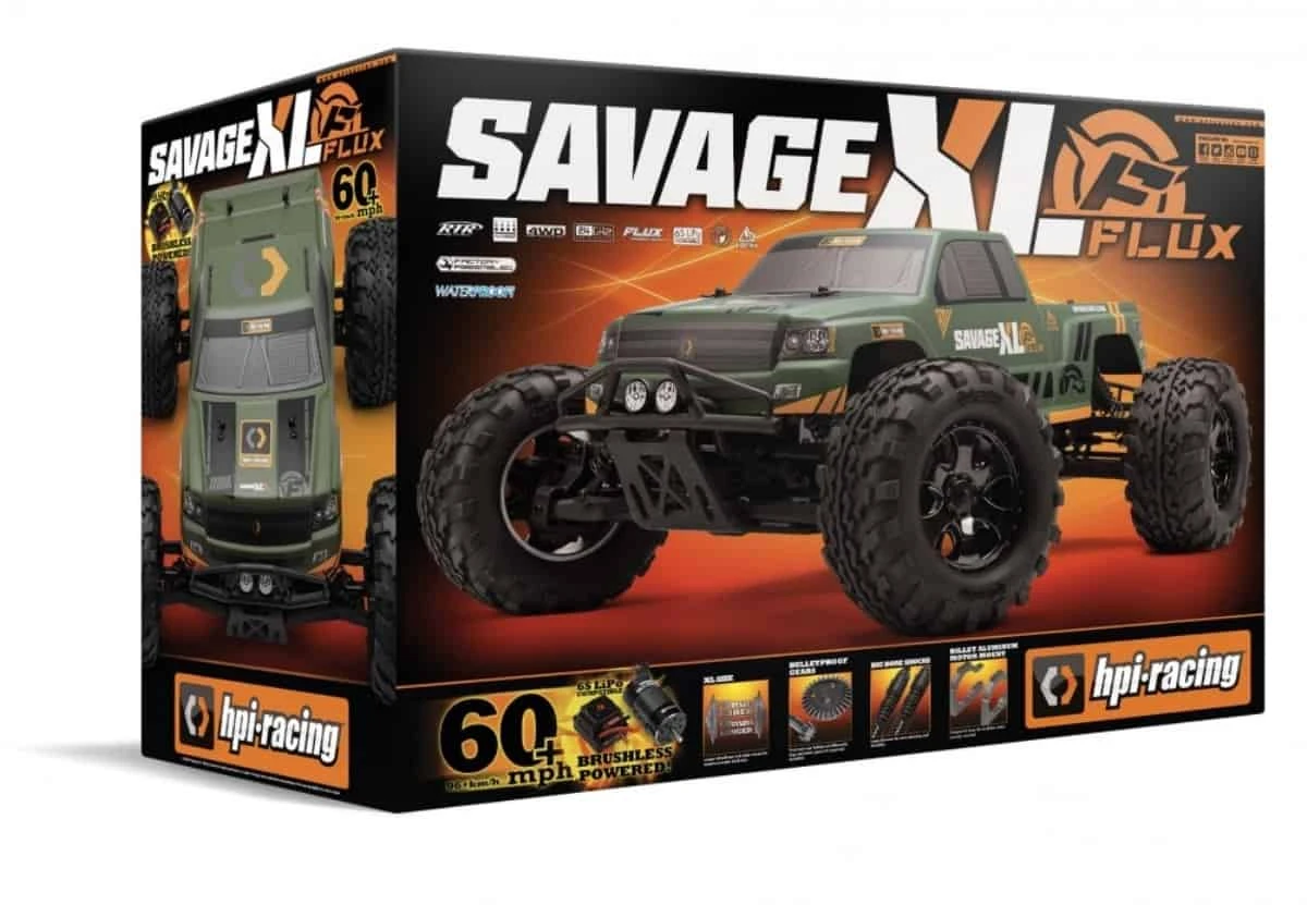 HPI Racing Savage XL Flux GTXL-1 Monster Truck RTR, 1/8 Scale, 4WD, Brushless ESC 9 HPI Racing Savage XL Flux GTXL-1 Monster Truck RTR, 1/8 Scale, 4WD, Brushless ESC - Image 7