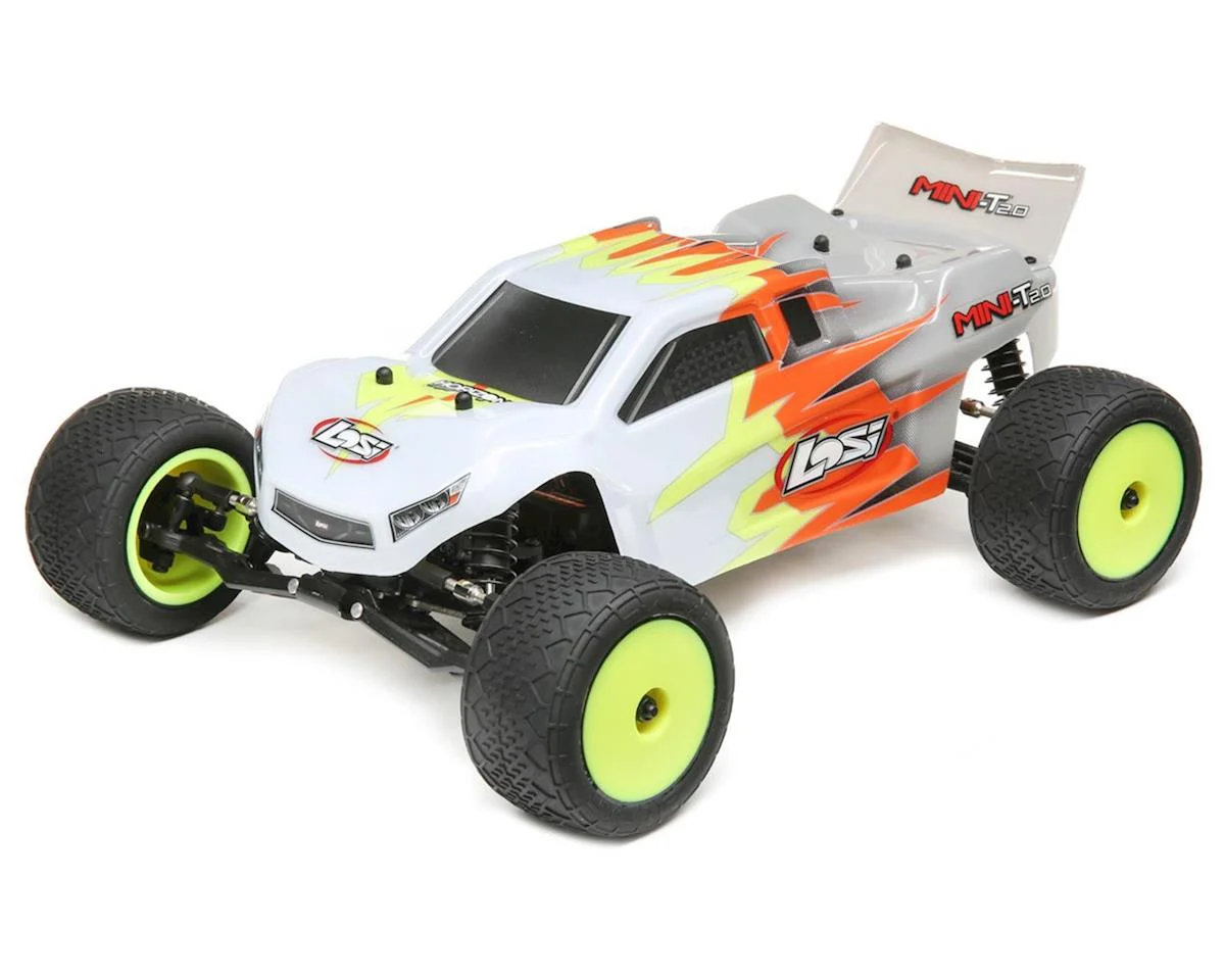 Losi Mini-T 2.0 1/18 RTR 2wd Stadium Truck Red Grey/White 3 Losi Mini-T 2.0 1/18 RTR 2wd Stadium Truck Red Grey/White