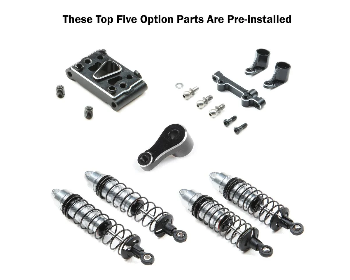 Losi Mini-B 1/16 Pro 2WD Buggy Roller Kit Clear 7 Losi Mini-B 1/16 Pro 2WD Buggy Roller Kit Clear - Image 6