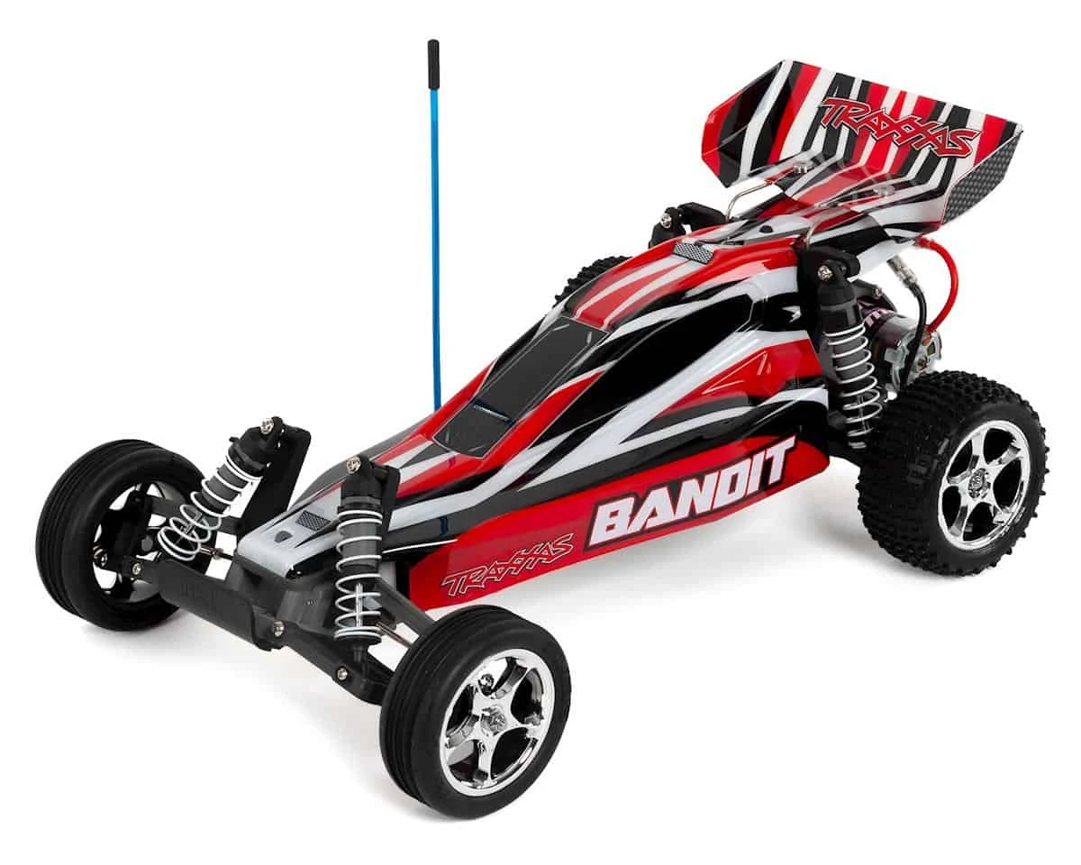 Traxxas Bandit: 1/10 Scale Off-Road Buggy RTR Red 3 Traxxas Bandit: 1/10 Scale Off-Road Buggy RTR Red