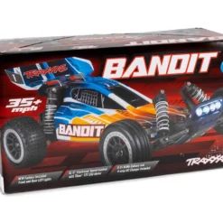 Traxxas Bandit 1/10 RTR 2WD Electric Buggy w/LED Lights w/XL-5 ESC TQ 2.4GHz Radio Battery & DC Charger Red/Black -RC TRUCKS Outlet Shop tra24054 61 grn 6
