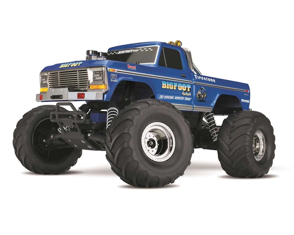 Traxxas BIGFOOT No. 1: 1/10 Scale Officially Licensed Replica Monster Truck Blue 3 Traxxas BIGFOOT No. 1: 1/10 Scale Officially Licensed Replica Monster Truck Blue