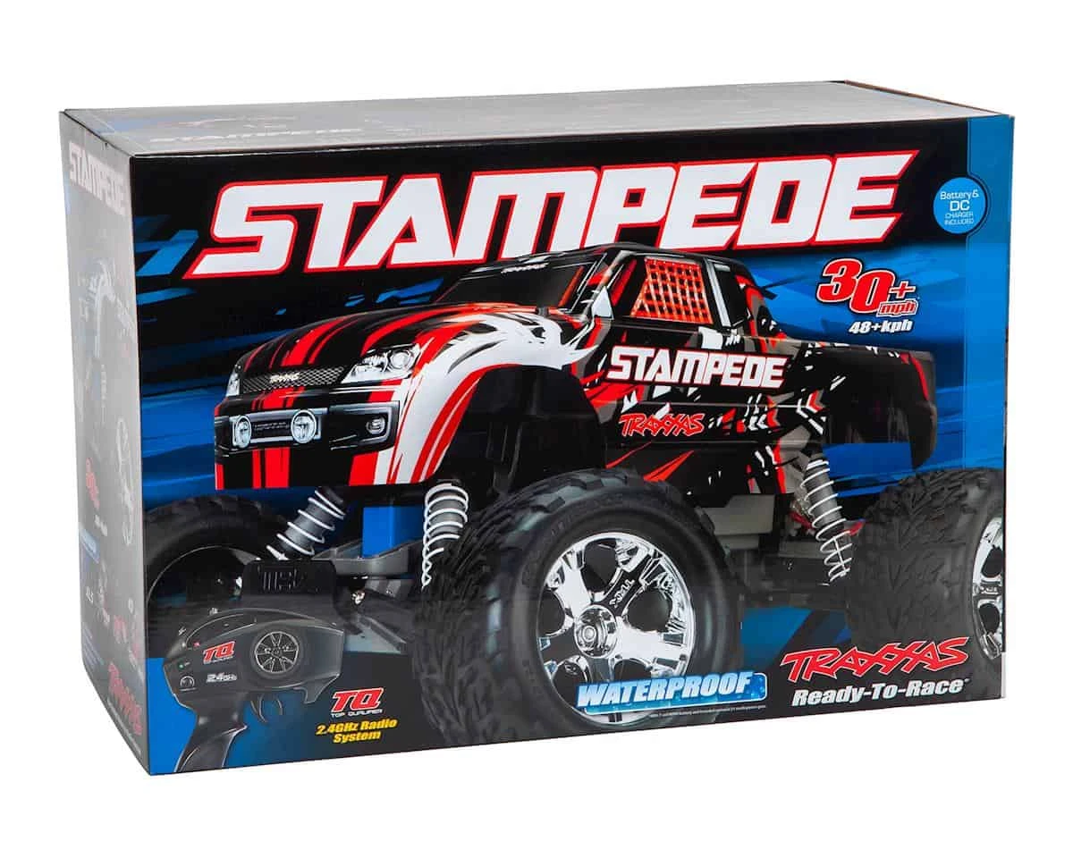 Traxxas Stampede 2WD 1/10 Scale Monster Truck with Battery and DC Charger Orange 9 Traxxas Stampede 2WD 1/10 Scale Monster Truck with Battery and DC Charger Orange - Image 7