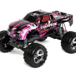 Traxxas Stampede 2WD 1/10 Scale Monster Truck with Battery and DC Charger Pink