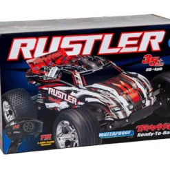 Traxxas Rustler: 1/10 Scale Stadium Truck Red -RC TRUCKS Outlet Shop tra37054 1 redx 6