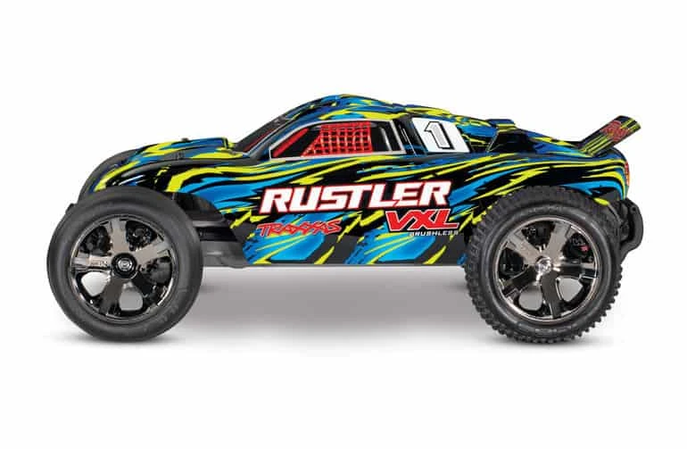 Traxxas Rustler VXL: 1/10 Scale Stadium Truck Yellow 4 Traxxas Rustler VXL: 1/10 Scale Stadium Truck Yellow - Image 2