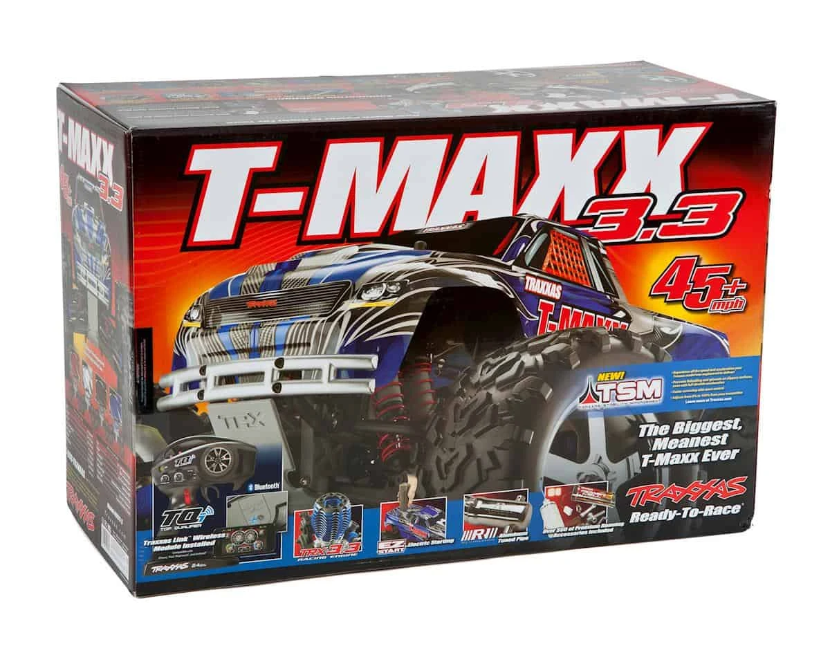 Traxxas T-Maxx 3.3: 1/10 Scale Nitro-Powered 4WD Maxx Monster Truck with TSM Black 9 Traxxas T-Maxx 3.3: 1/10 Scale Nitro-Powered 4WD Maxx Monster Truck with TSM Black - Image 7