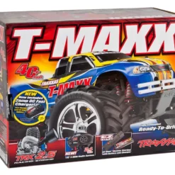 Traxxas T-Maxx Classic: 1/10-Scale Nitro-Powered 4WD Maxx Monster Truck with TSM White -RC TRUCKS Outlet Shop tra49104 1 blk 6 1