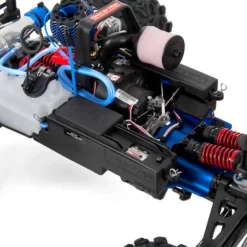 Traxxas Revo 3.3: 1/10 Scale 4WD Nitro-Powered Monster Truck with Telemetry Sensors with TSM Blue 10 Traxxas Revo 3.3: 1/10 Scale 4WD Nitro-Powered Monster Truck with Telemetry Sensors with TSM Blue -RC TRUCKS Outlet Shop tra53097 3 blue 4