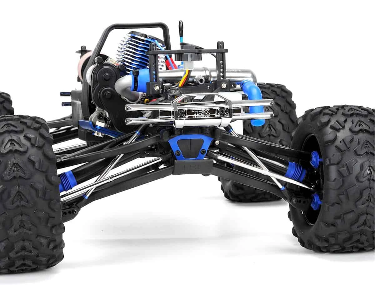 Traxxas Revo 3.3: 1/10 Scale 4WD Nitro-Powered Monster Truck with Telemetry Sensors with TSM Green 5 Traxxas Revo 3.3: 1/10 Scale 4WD Nitro-Powered Monster Truck with Telemetry Sensors with TSM Green - Image 3