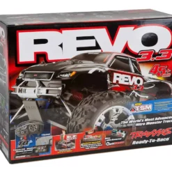 Traxxas Revo 3.3: 1/10 Scale 4WD Nitro-Powered Monster Truck with Telemetry Sensors with TSM Red 15 Traxxas Revo 3.3: 1/10 Scale 4WD Nitro-Powered Monster Truck with Telemetry Sensors with TSM Red -RC TRUCKS Outlet Shop tra53097 3 red 6