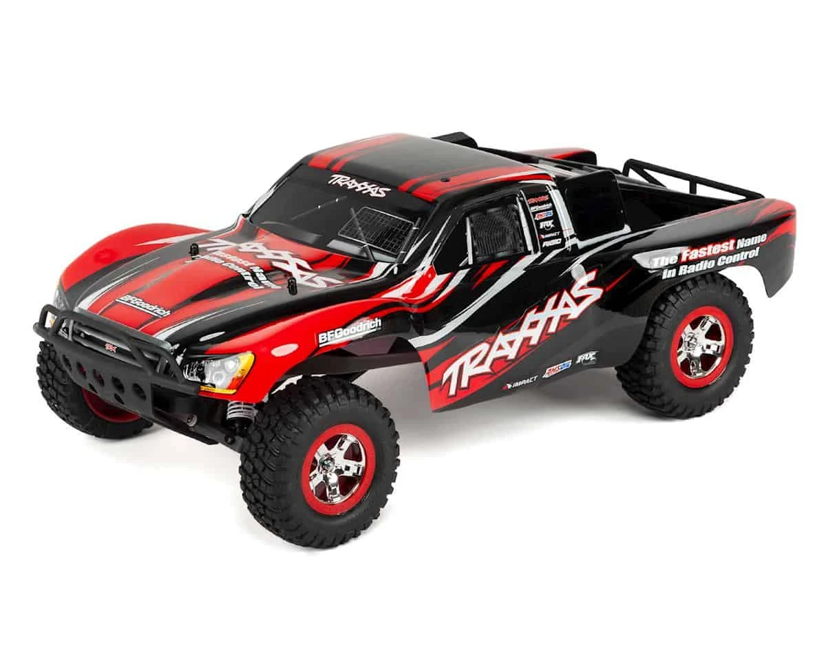 Traxxas Slash: 1/10-Scale 2WD Short Course Racing Truck with Battery and Charger Red 3 Traxxas Slash: 1/10-Scale 2WD Short Course Racing Truck with Battery and Charger Red
