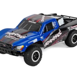 Traxxas Slash VXL: 1/10 Scale 2WD Short Course Racing Truck with TSM Blue