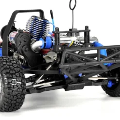 Traxxas Slayer Pro 4X4: 1/10-Scale Nitro-Powered 4WD Short Course Racing Truck with TSM Blue -RC TRUCKS Outlet Shop tra59076 3 blue 3