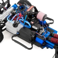 Traxxas Slayer Pro 4X4: 1/10-Scale Nitro-Powered 4WD Short Course Racing Truck with TSM Blue -RC TRUCKS Outlet Shop tra59076 3 blue 4