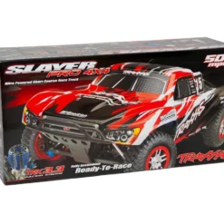 Traxxas Slayer Pro 4X4: 1/10-Scale Nitro-Powered 4WD Short Course Racing Truck with TSM Blue -RC TRUCKS Outlet Shop tra59076 3 blue 6