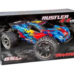 Traxxas Rustler 4X4 VXL: 1/10 Scale Stadium Truck with TSM Pink -RC TRUCKS Outlet Shop tra67076 4 orng 6 1