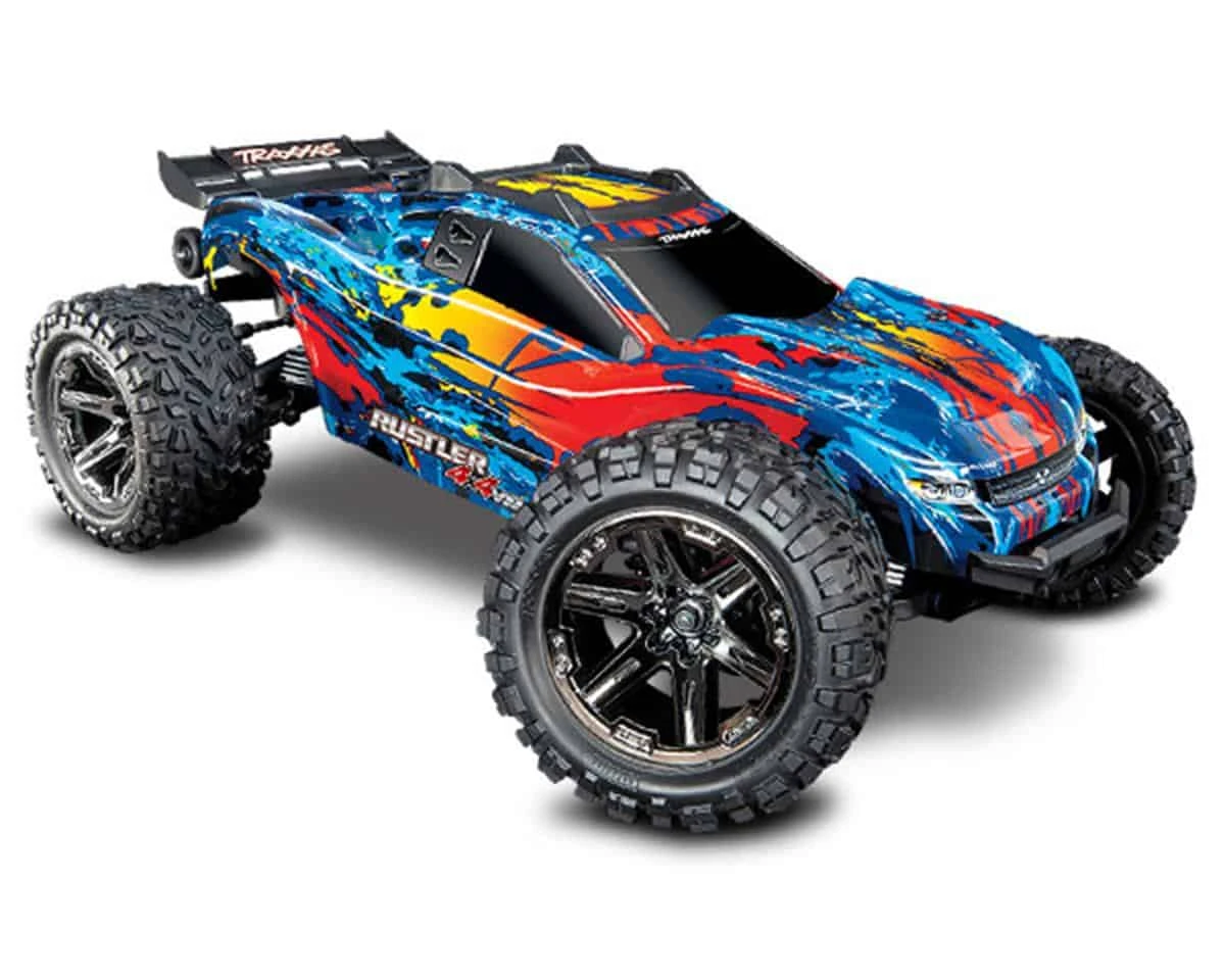 Traxxas Rustler 4X4 VXL: 1/10 Scale Stadium Truck with TSM Silver 7 Traxxas Rustler 4X4 VXL: 1/10 Scale Stadium Truck with TSM Silver - Image 5