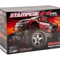 Traxxas Stampede 4X4 VXL: 1/10 Scale Monster Truck with TSM Red -RC TRUCKS Outlet Shop tra67086 4 red 6