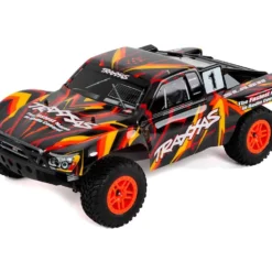 Traxxas Slash 4X4: 1/10 Scale 4WD Electric Short Course Truck with Battery and Charger Orange