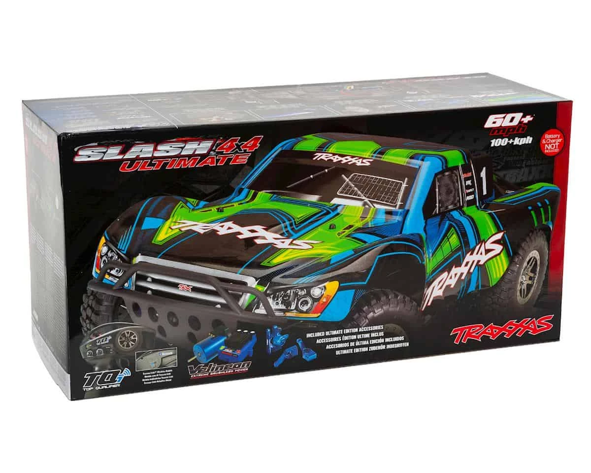 Traxxas Slash 4X4 Ultimate: 1/10 Scale 4WD Electric Short Course Truck with TSM Orange 9 Traxxas Slash 4X4 Ultimate: 1/10 Scale 4WD Electric Short Course Truck with TSM Orange - Image 7