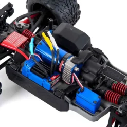 Traxxas E-Revo VXL: 1/16-Scale 4WD Racing Monster Truck with TSM Blue and Black -RC TRUCKS Outlet Shop tra71076 3 bluex 4