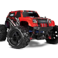 LaTrax Teton 1/18 4WD RTR Monster Truck w/2.4GHz Radio, Battery and AC Charger, Red