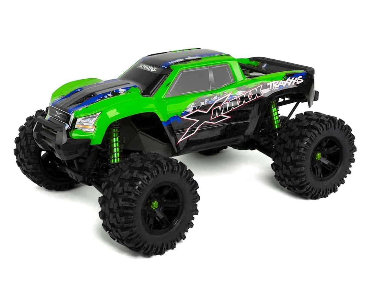 Traxxas X-Maxx: Brushless Electric Monster Truck with TSM Green 2 Traxxas X-Maxx: Brushless Electric Monster Truck with TSM Green