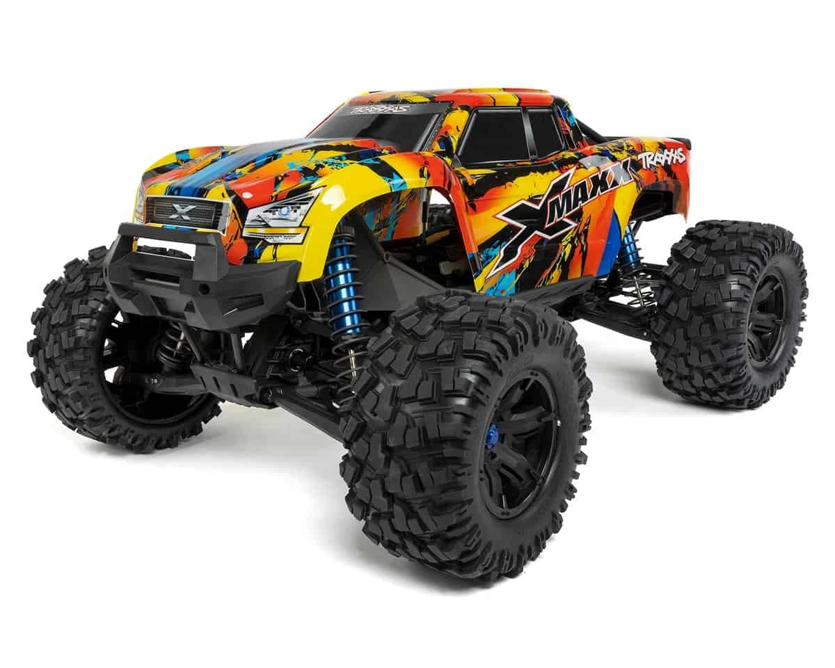 Traxxas X-Maxx 8S 4WD Brushless RTR Monster Truck Solar Flare 3 Traxxas X-Maxx 8S 4WD Brushless RTR Monster Truck Solar Flare