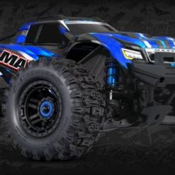 Traxxas Maxx WideMaxx 1/10 Brushless RTR 4WD Monster Truck Blue 11 Traxxas Maxx WideMaxx 1/10 Brushless RTR 4WD Monster Truck Blue -RC TRUCKS Outlet Shop tra89086 4 1