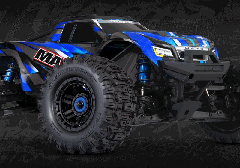 Traxxas Maxx WideMaxx 1/10 Brushless RTR 4WD Monster Truck Blue 5 Traxxas Maxx WideMaxx 1/10 Brushless RTR 4WD Monster Truck Blue - Image 3