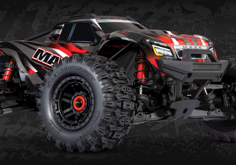 Traxxas Maxx WideMaxx 1/10 Brushless RTR 4WD Monster Truck Red 5 Traxxas Maxx WideMaxx 1/10 Brushless RTR 4WD Monster Truck Red - Image 3