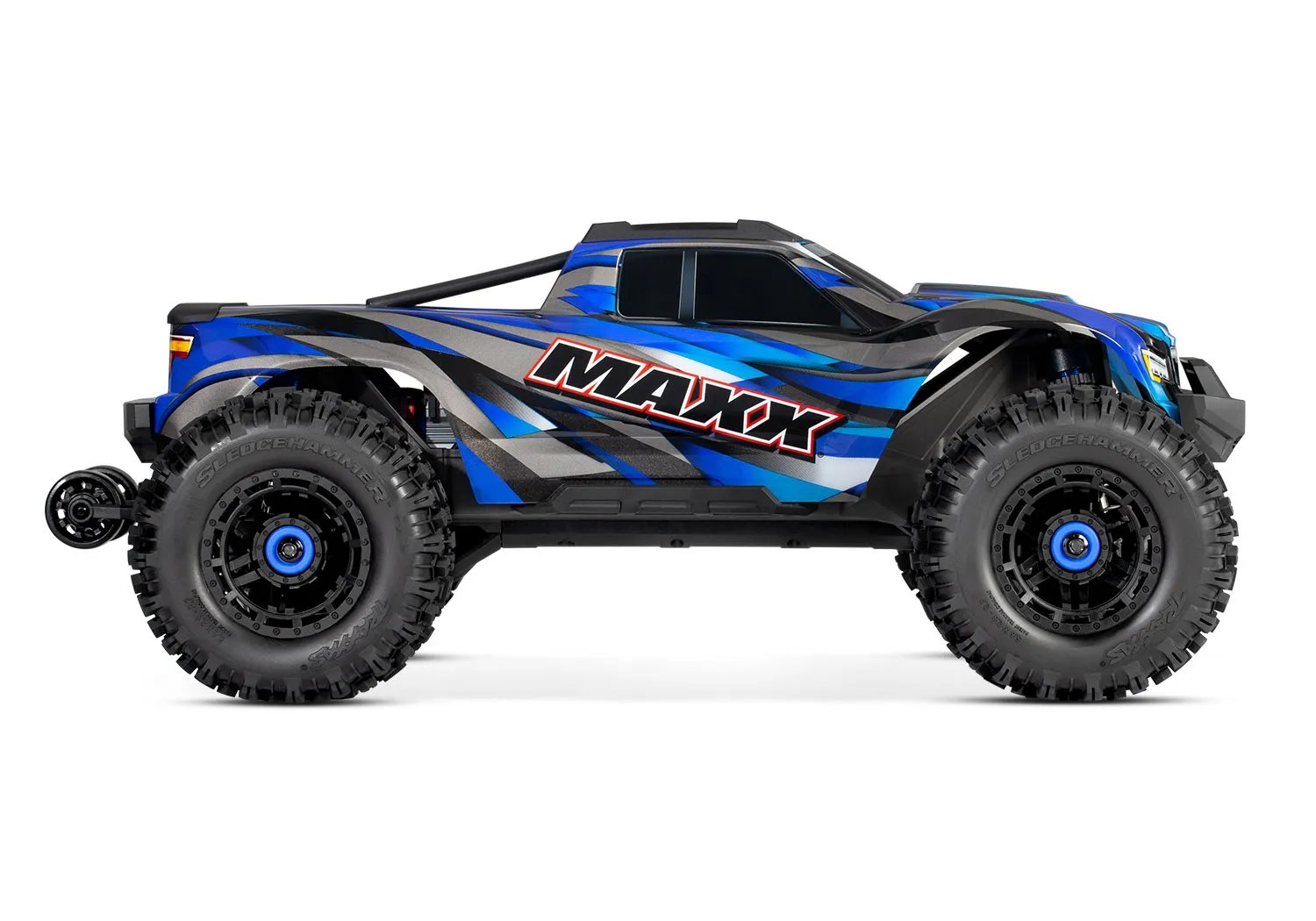 Traxxas Maxx WideMaxx 1/10 Brushless RTR 4WD Monster Truck Blue 4 Traxxas Maxx WideMaxx 1/10 Brushless RTR 4WD Monster Truck Blue - Image 2