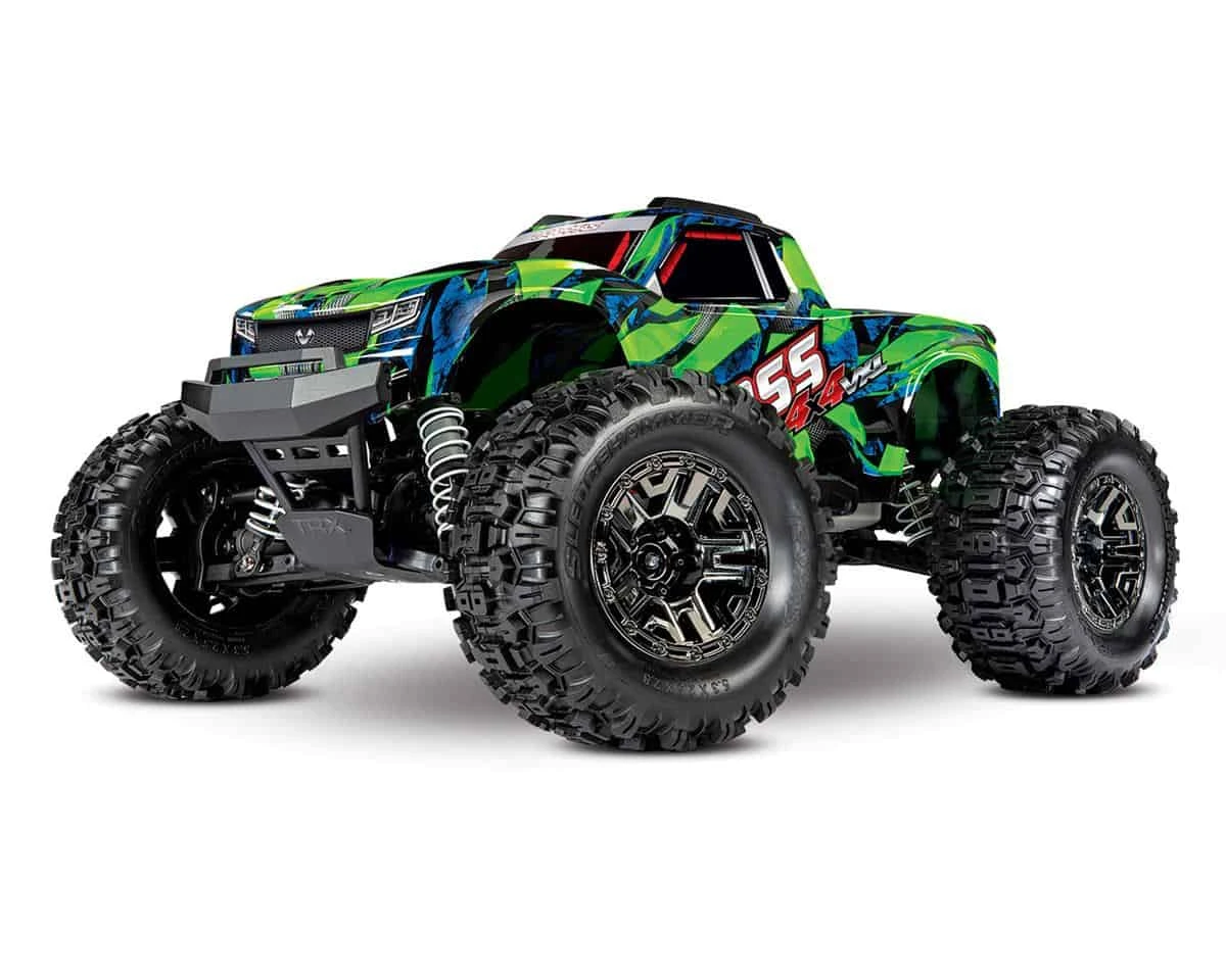 Traxxas Hoss 4X4 VXL: 1/10 Scale Monster Truck with TSM Green 3 Traxxas Hoss 4X4 VXL: 1/10 Scale Monster Truck with TSM Green