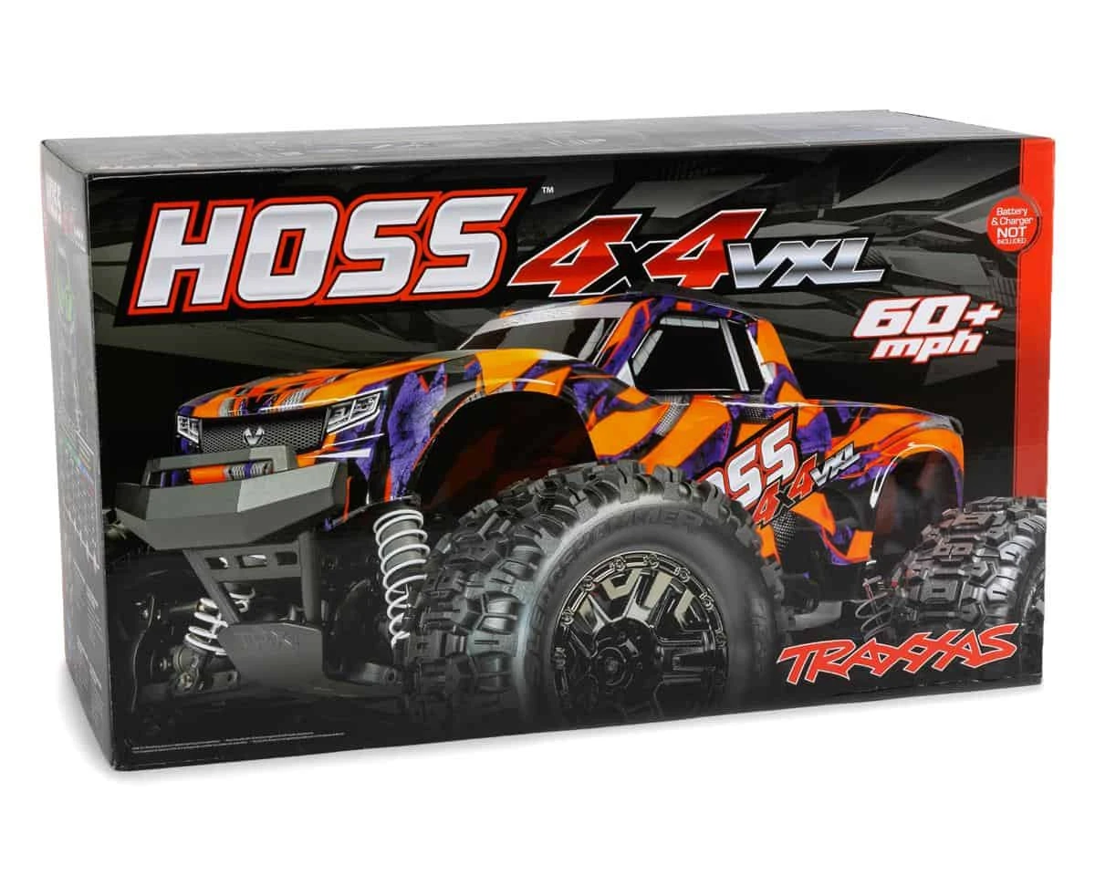 Traxxas Hoss 4X4 VXL: 1/10 Scale Monster Truck with TSM Green 9 Traxxas Hoss 4X4 VXL: 1/10 Scale Monster Truck with TSM Green - Image 7